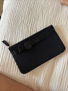 Armani Beauty Makeup Pouch cosmetics case bag make up small travel black